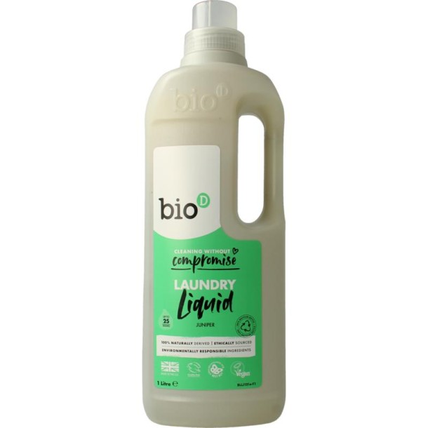 Bio-D Wasmiddel vloeibaar jeneverbes (1 Liter)