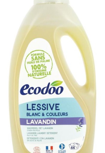 Ecodoo Wasmiddel vloeibaar lavendel bio (2 Liter)