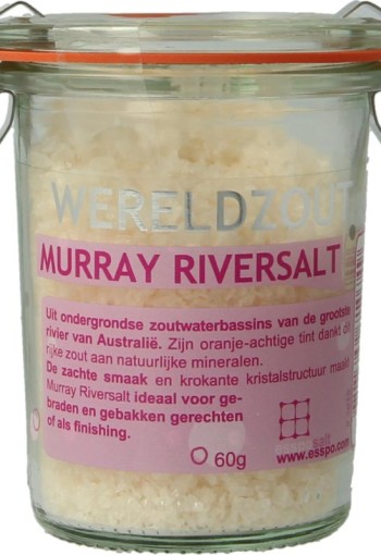 Esspo Wereldzout Murray River Salt glas (60 Gram)