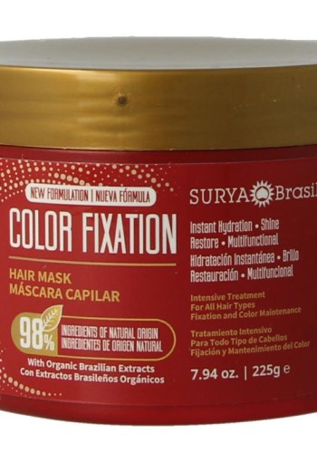 Surya Brasil Color fixation haarmasker (225 Milliliter)