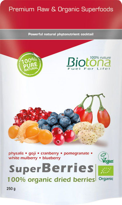 Biotona Superberries organic dried berries bio (250 Gram)