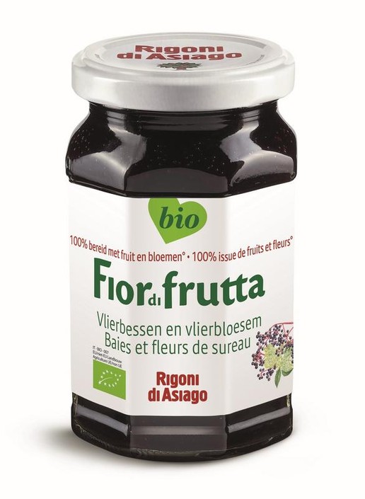 Fiordifrutta Vlierbloesem & vlierbesjam bio (250 Gram)