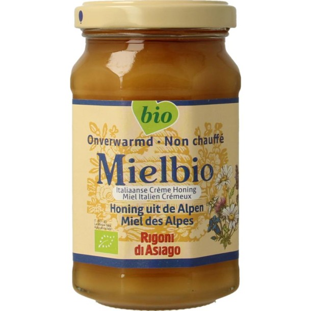 Mielbio Alpen creme honing bio (300 Gram)