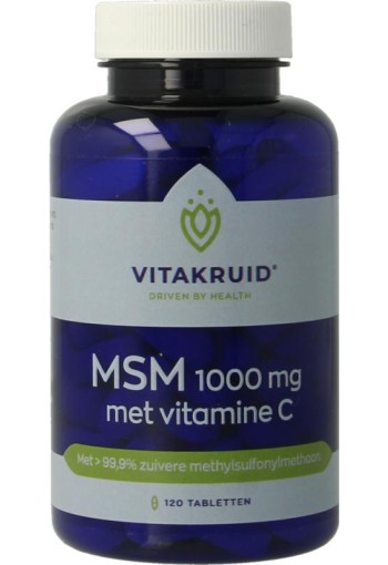 Vitakruid MSM 1000mg + vitamine C (120 Tabletten)