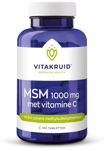 Vitakruid MSM 1000 mg + vitamine C (120 Tabletten)