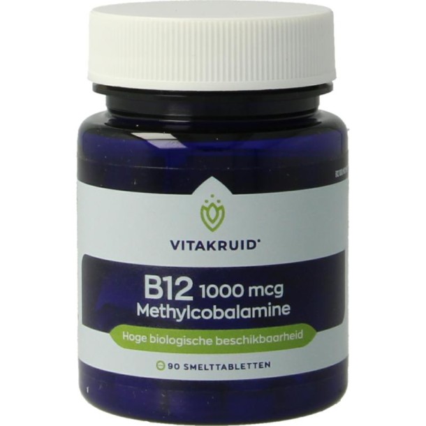 Vitakruid B12 1000 mcg methylcobalamine (90 Tabletten)