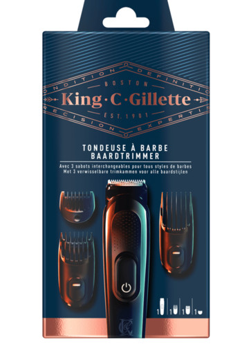 King C. Gillette Draadloze Baardtrimmerkit Voor Heren