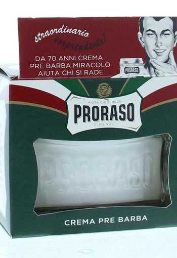 Proraso Preshave creme eucalyptus/menthol (100 Milliliter)