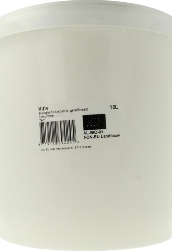 Vitiv Kokosolie geurloos bio (10 Liter)