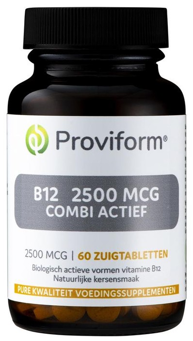 Proviform Vitamine B12 2500 mcg combi actief (60 Zuigtabletten)