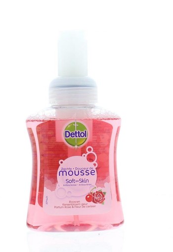 Dettol Mousse roos & kersen (250 ml)