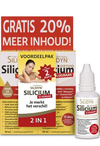 Silidyn Ortho silicium duoverpakking 2 x 30 ml (60 Milliliter)