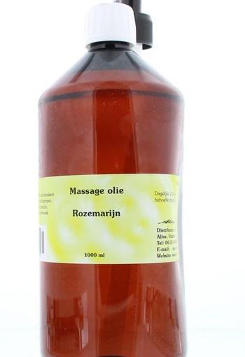 Alive Massageolie rozemarijn spierpijn (1 Liter)