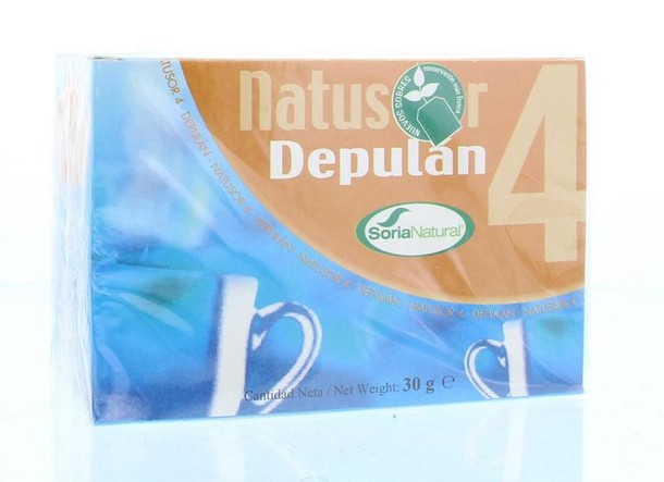 Soria Natural Natusor 4 Depulan infusie (20 Zakjes)