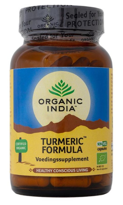 Organic India Turmeric formule kurkuma bio (90 Capsules)