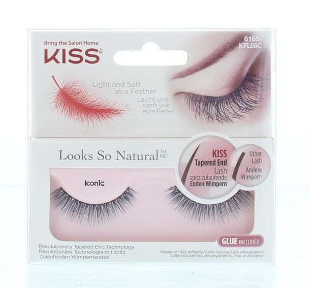 Kiss Looks so natural lash iconic (1 Stuks)