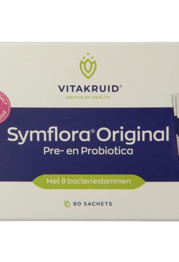 Vitakruid Symflora basis pre- & probiotica (60 Sachets)