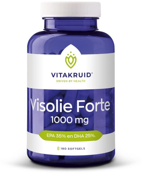 Vitakruid Visolie Forte 1000mg EPA 35% DHA 25% (180 Softgels)