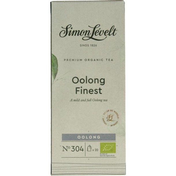 Simon Levelt Oolong Finest bio (20 Zakjes)