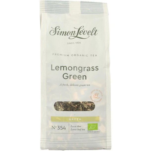 Simon Levelt Lemongrass green tea bio (90 Gram)