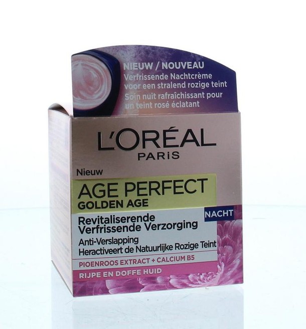 Loreal Age perfect gold age nachtcreme (50 ml)