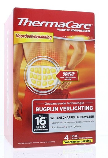 Thermacare Promopack rug kompres (4 Stuks)