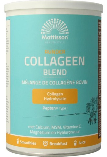 Mattisson Runder collageen poeder blend Peptan (300 Gram)