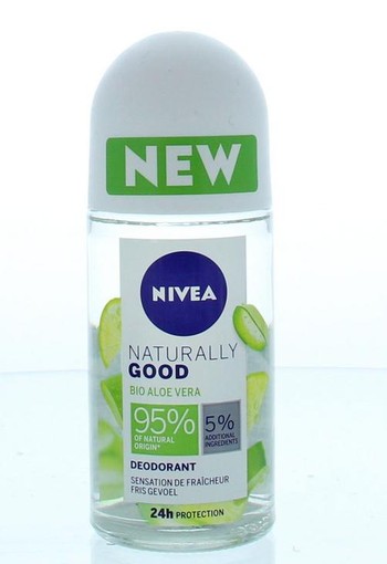 Nivea Deodorant roller naturally good aloe vera (50 Milliliter)