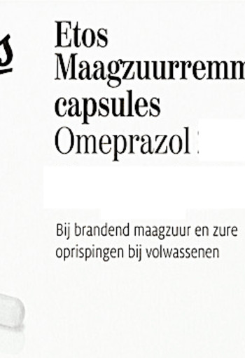 Etos Omeprazol 10 mg Maagzuurremmende Capsules Geneesmiddel 14 stuks capsule
