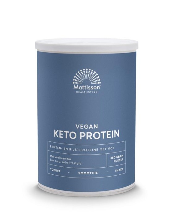 Mattisson Vegan Keto protein shake - pea, rice & MCT (350 Gram)