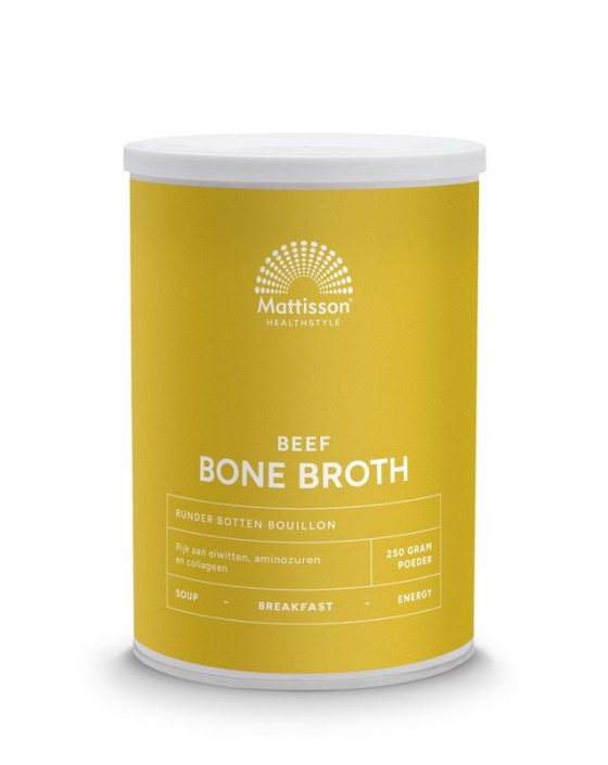 Mattisson Beef bone broth botten bouillon (250 Gram)