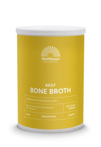 Mattisson Beef bone broth botten bouillon (250 Gram)