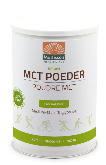 Mattisson Vegan MCT poeder coconut pure (330 Gram)