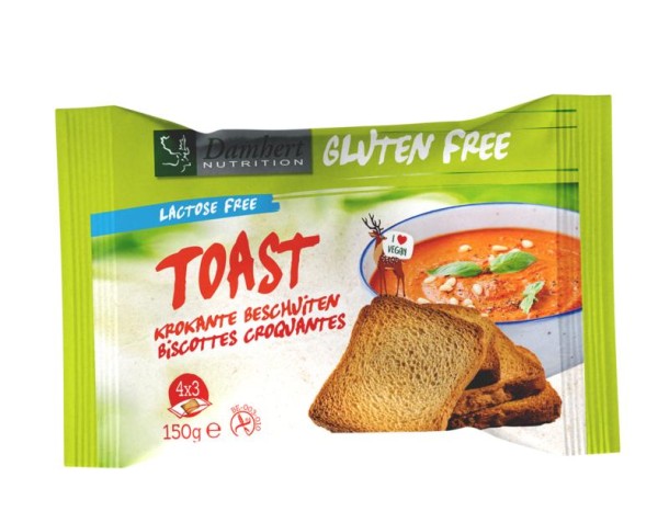 Damhert Toast glutenvrij (150 Gram)