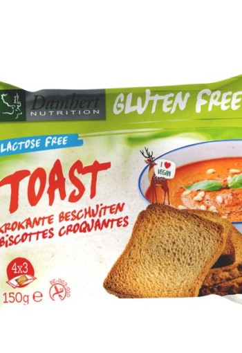 Damhert Toast glutenvrij (150 Gram)