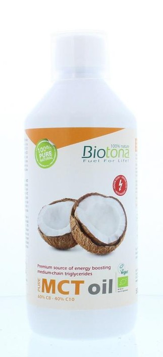 Biotona MCT olie puur bio (500 Milliliter)