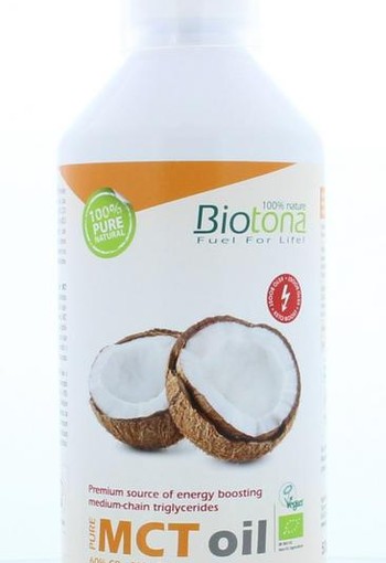 Biotona MCT olie puur bio (500 Milliliter)