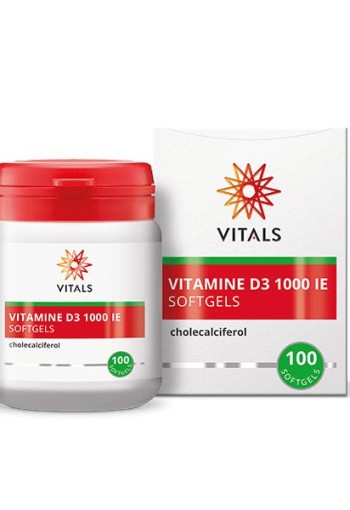 Vitals Vitamine D3 1000IE (100 Softgels)