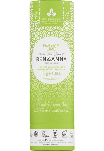 Ben & Anna Persian Lime Deodorant Stick 60 gr.