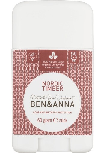 Ben & Anna Nordic Timber Deodorant Stick 60 gr.