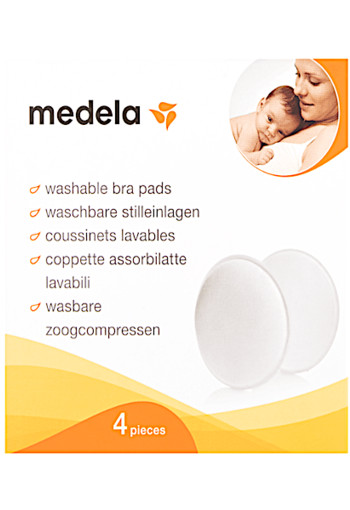 Medela Wasbare Zoogcompressen 4 stuks