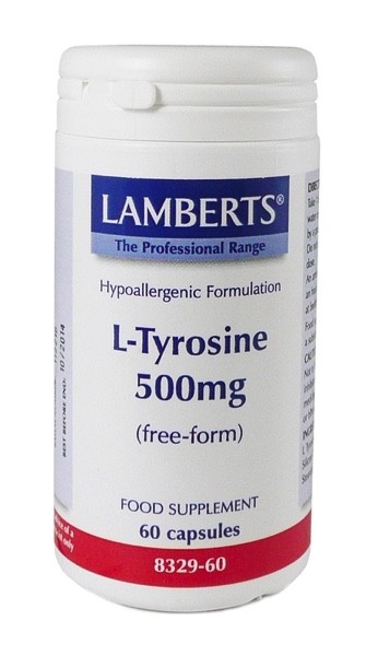 Lamberts L-tyrosine 500 Mg 60ca