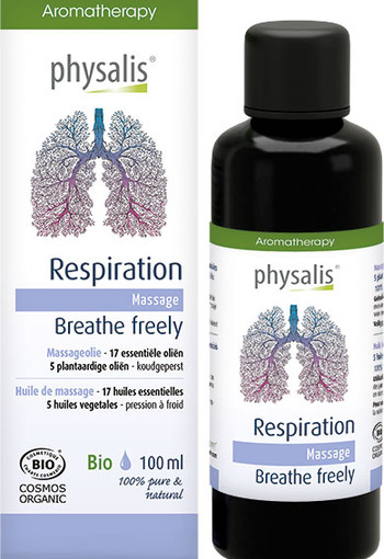 Physalis Massageolie respiration bio (100 Milliliter)
