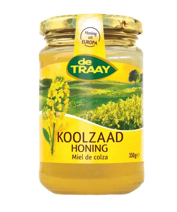 Traay Koolzaadhoning (350 Gram)