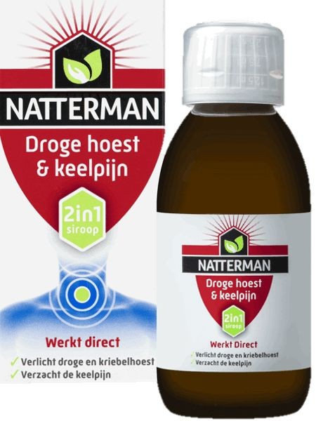 Natterman Droge hoest & keelpijn (150 Milliliter)