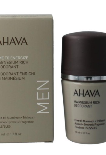 Ahava Men deodorant roll on magnesium rich (50 Milliliter)