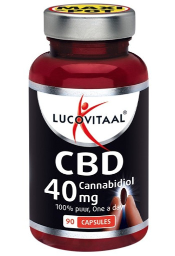 Lucovitaal CBD Cannabidiol 40 mg 90 capsules. Leverbaar per half febr 2024. RESEERVEER NU !