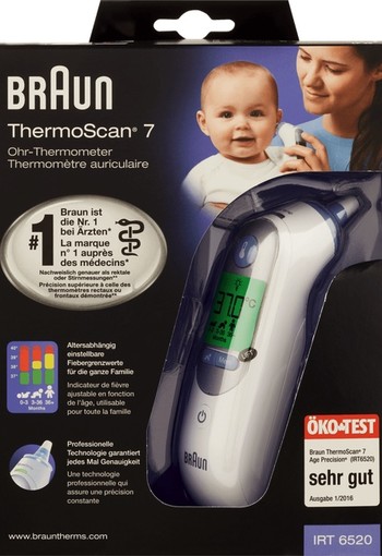 Braun IRT6520WE Infrarode Oorthermometer