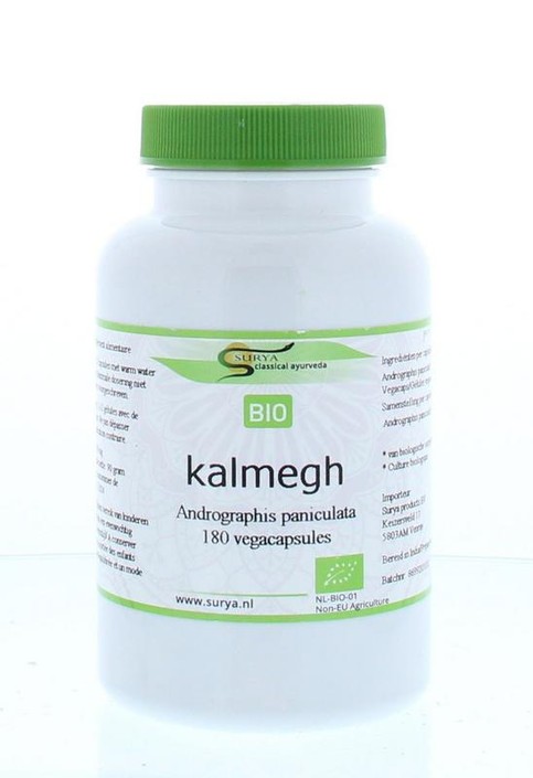 Surya Bio kalmegh (180 Vegetarische capsules)