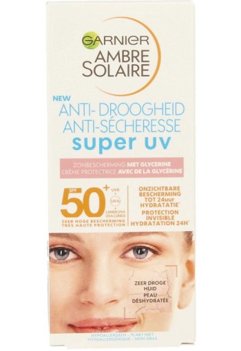 Ambre Solaire Sensitive face cream SPF50 50 Milliliter